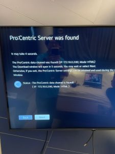 Linking esTV - LG with the CMS / Pro:Centric Server